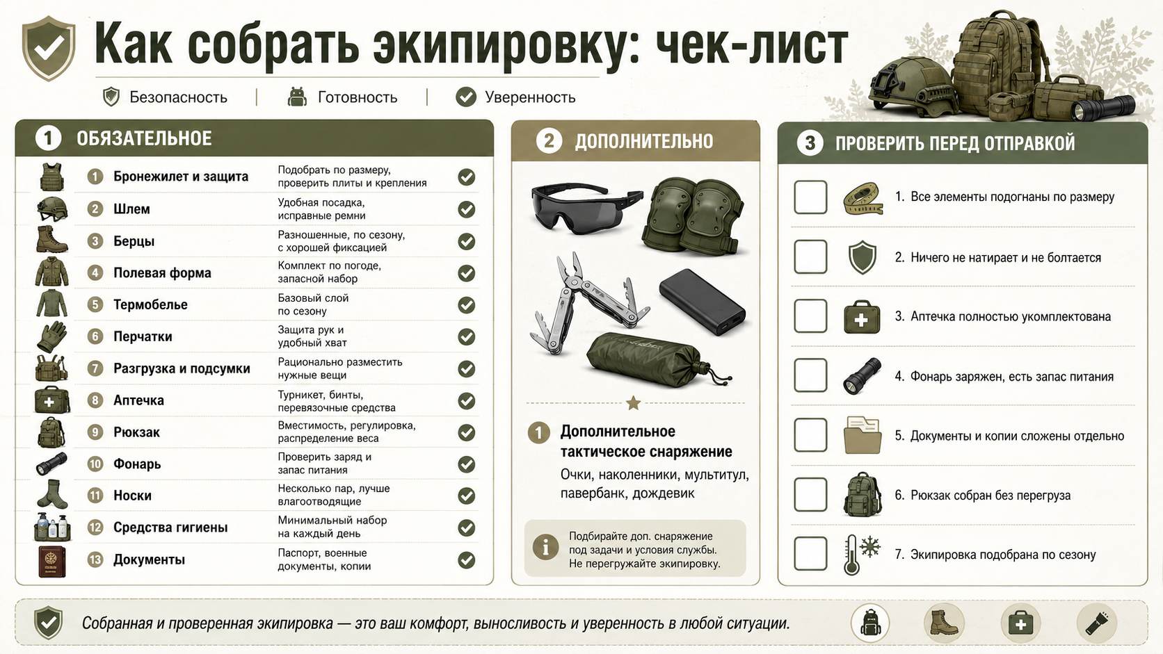 Как собрать экипировку контрактнику