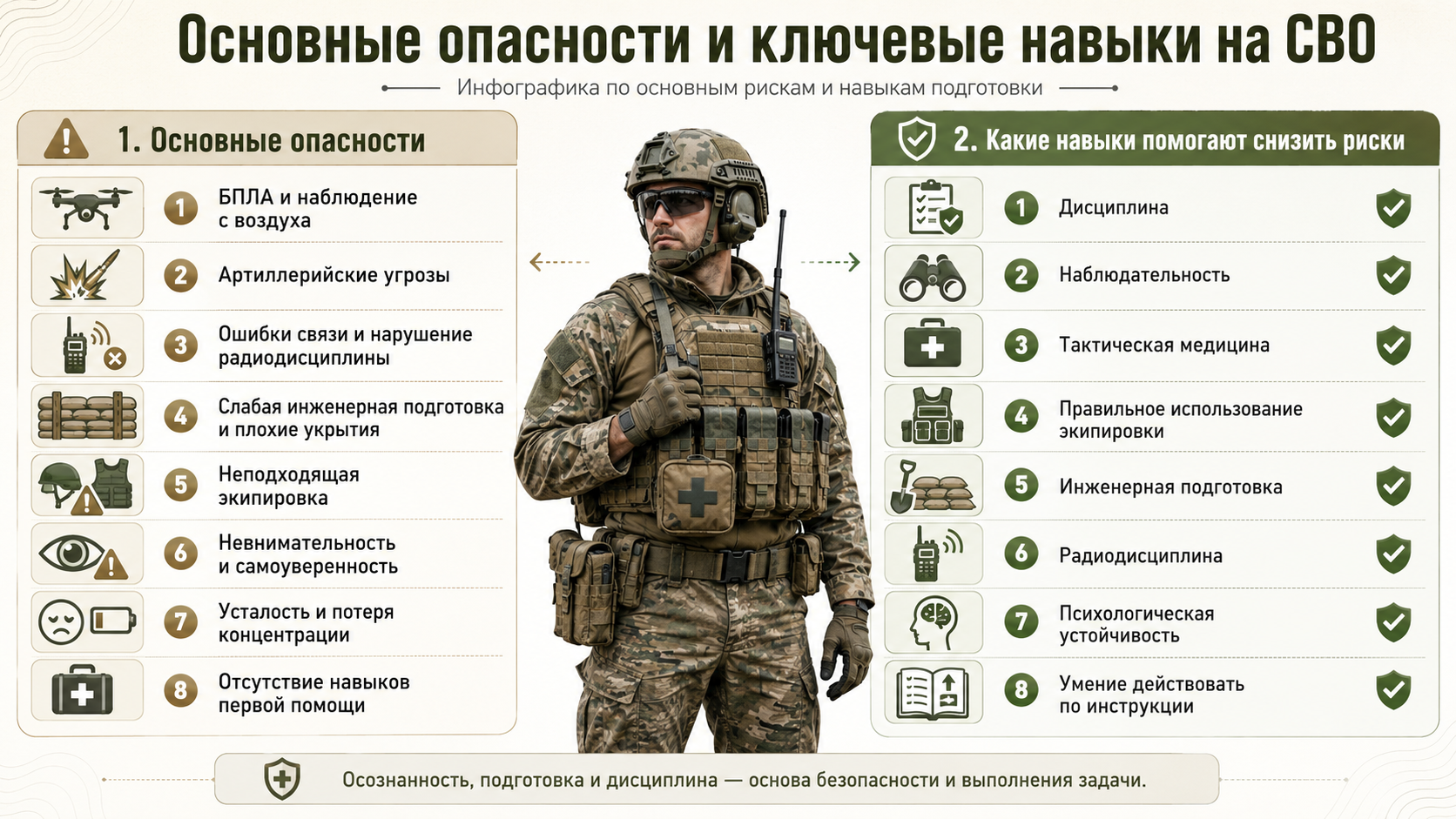 Навыки выживания на СВО