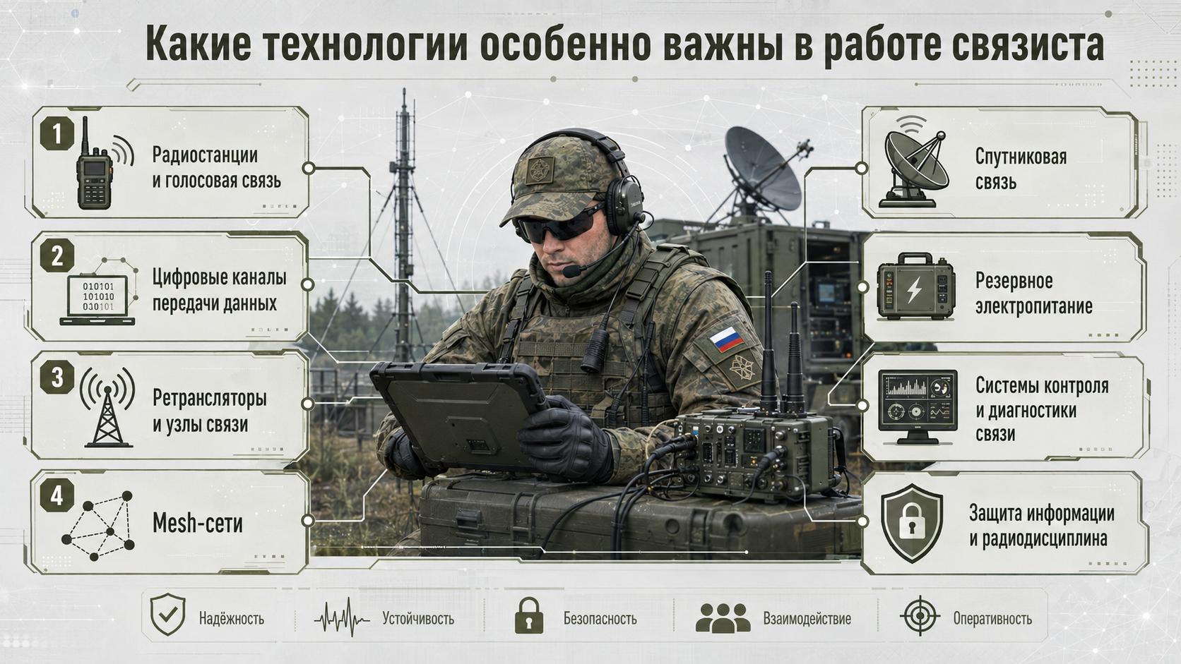 Технологии в работе связиста