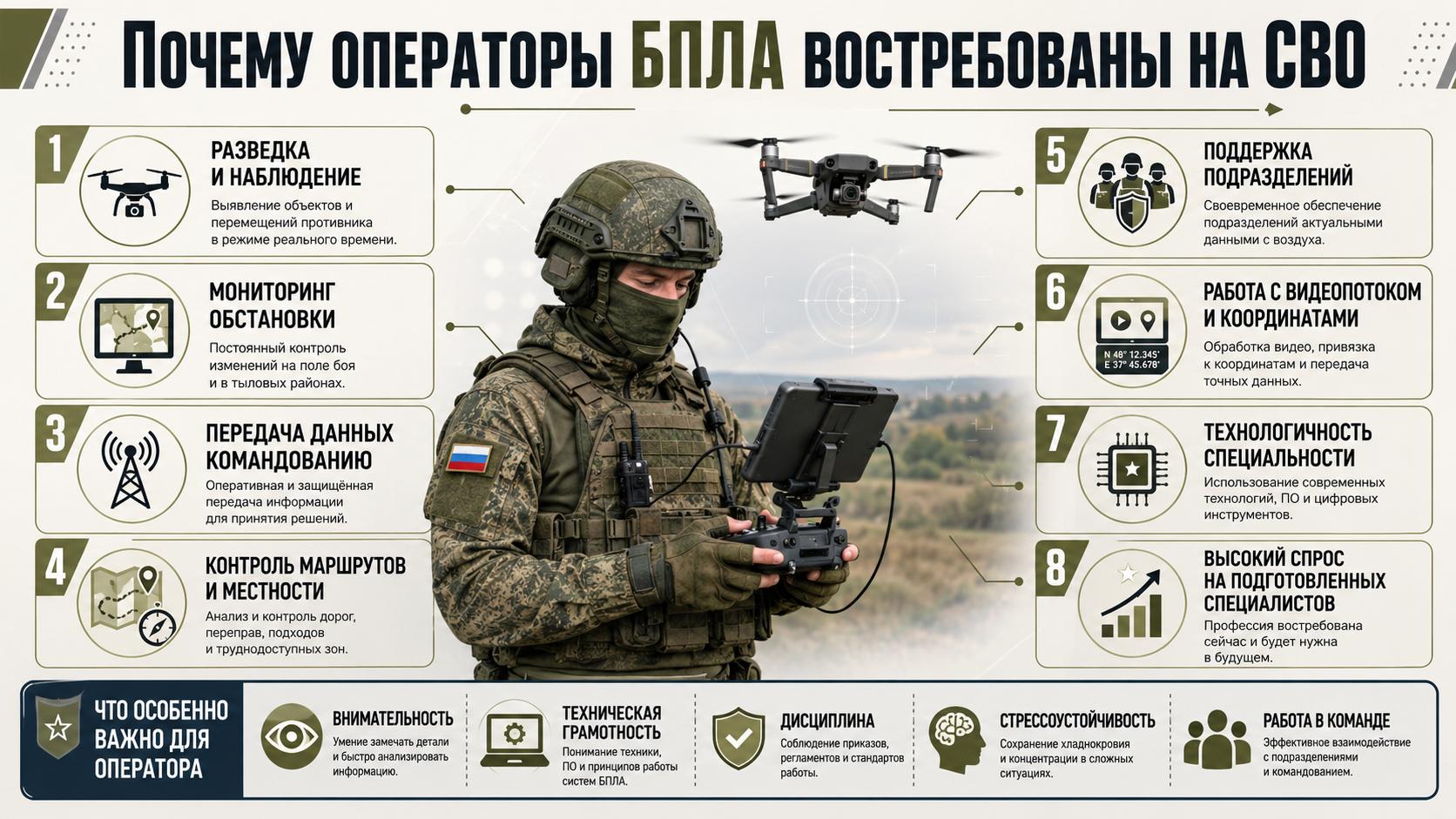 Востребованность операторов БПЛА